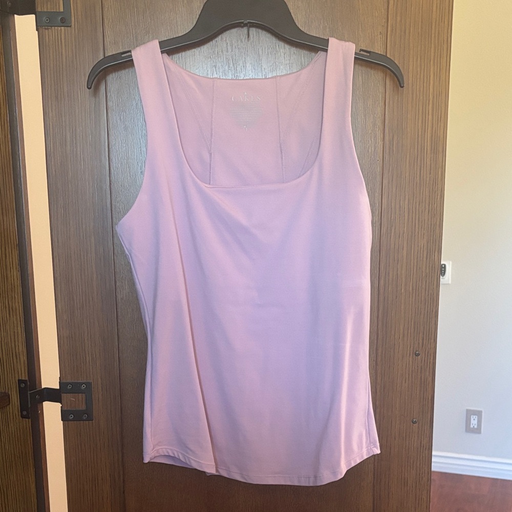 Chic Pastel Pink Tank Top